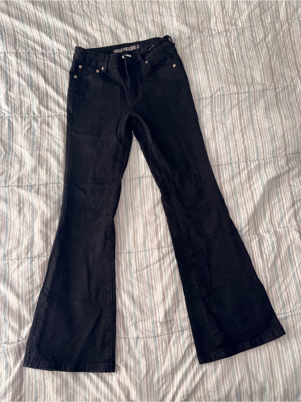 Black Women's Flared Jeans